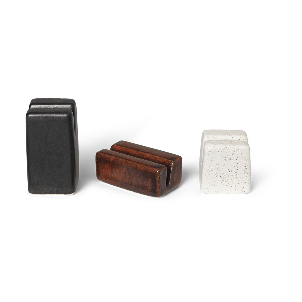 Ferm Living Koa Briefständer 3 Teile Multi | Skandinavisches Design | Aufbewahrungsboxen | Multi