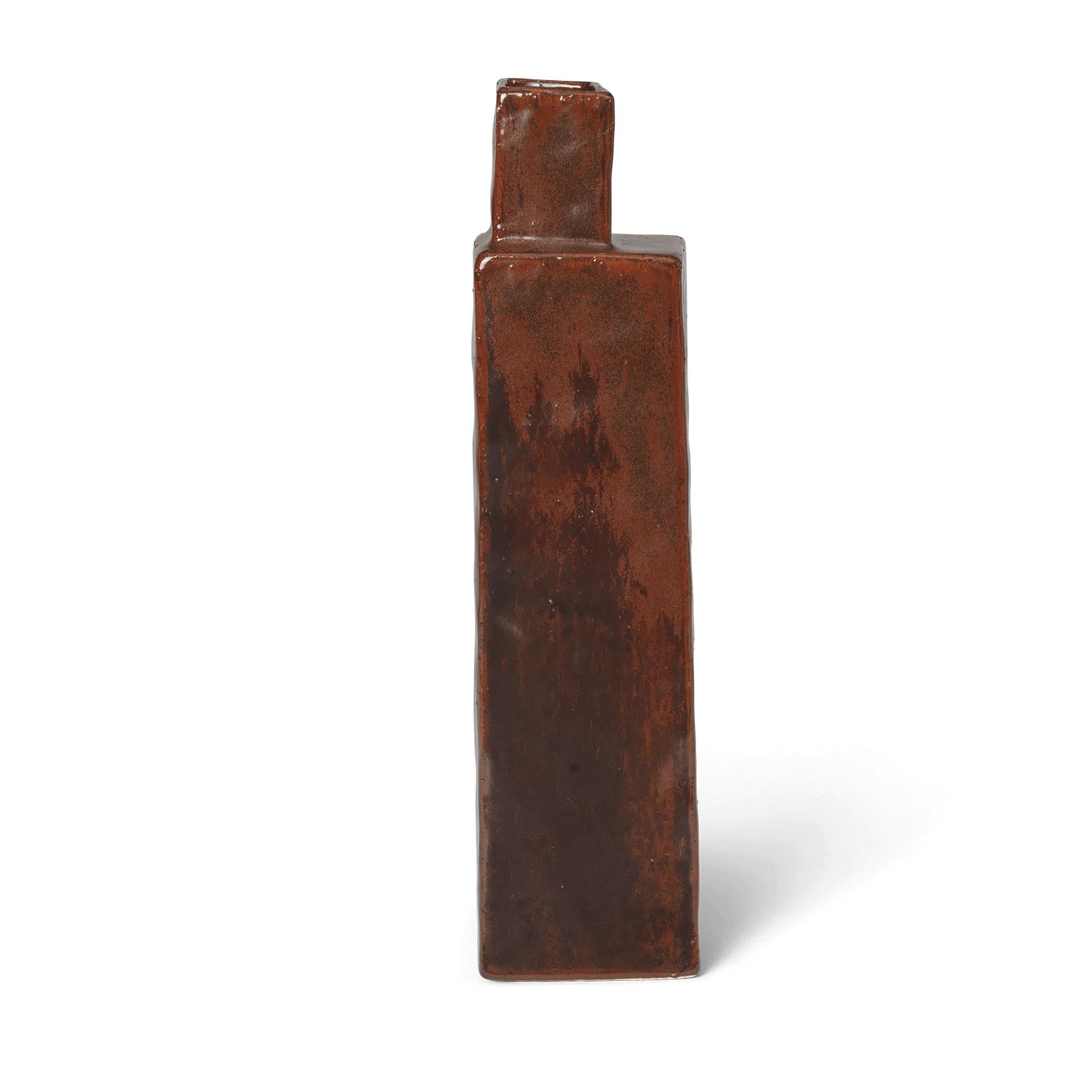 Koa Vase H40, Red brown Ferm Living