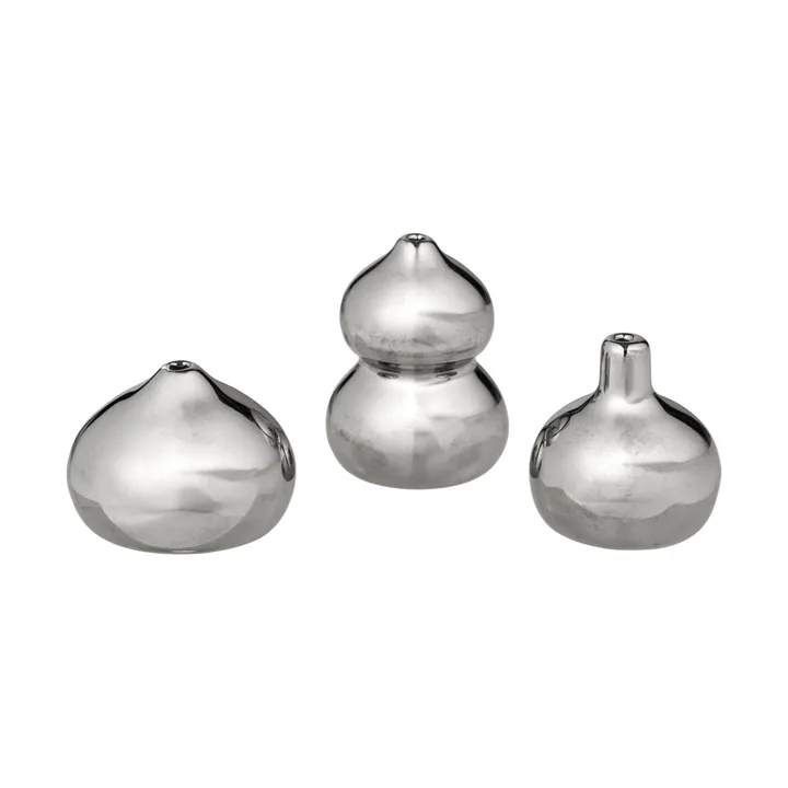 Komo Vasee mini 3er Set - Silber - Ferm Living