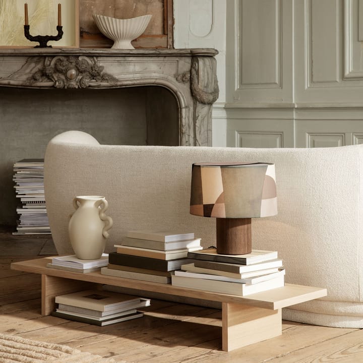 Kona Sideboard - Oak natural veneer, low table - ferm LIVING