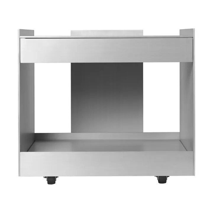 Lager Servierwagen - Niedrig, Aluminium - Ferm Living