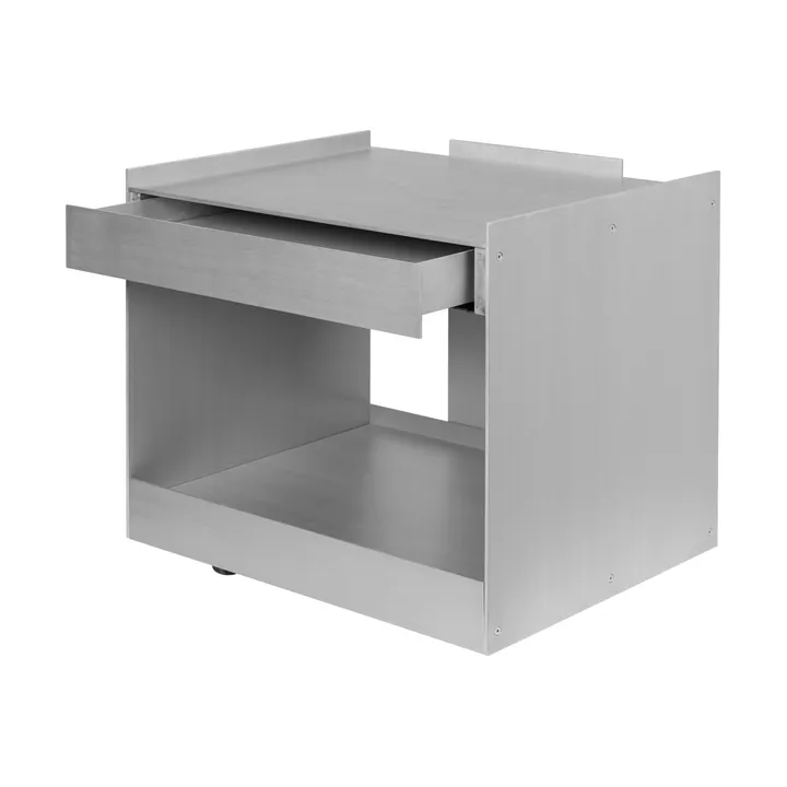 Lager Servierwagen - Niedrig, Aluminium - Ferm Living
