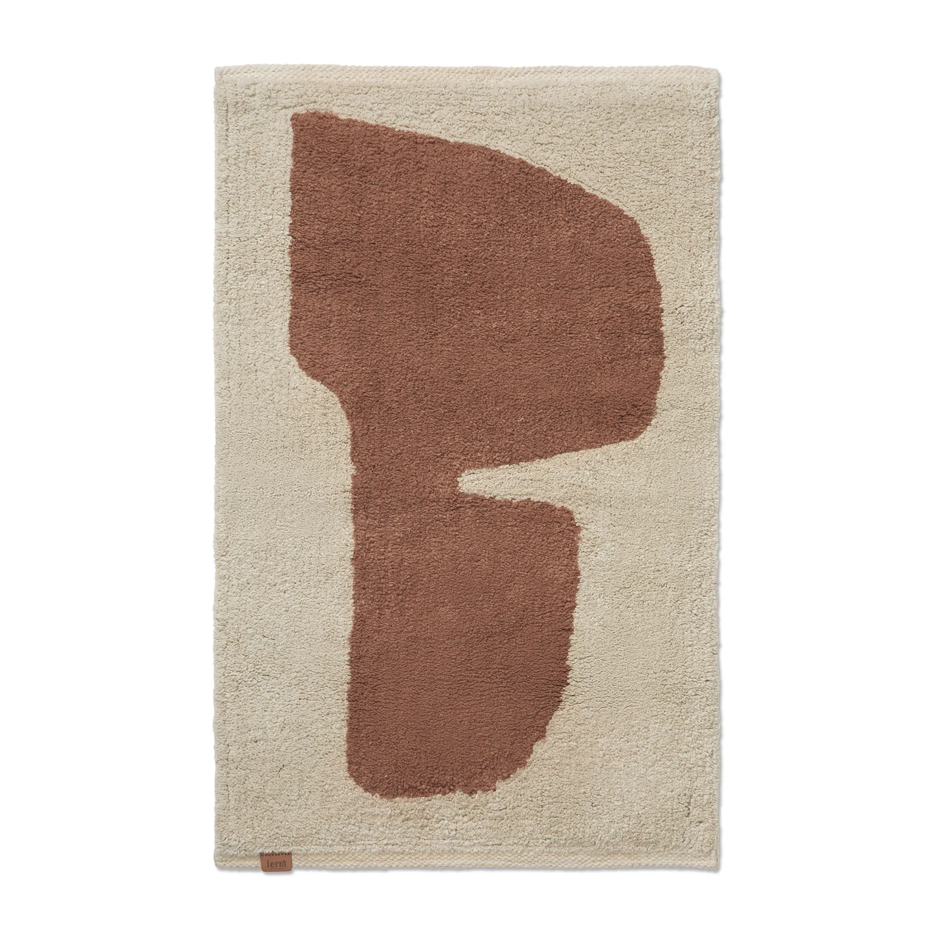 Lay Badezimmerteppich 50 x 70cm, Parchment-rust Ferm Living