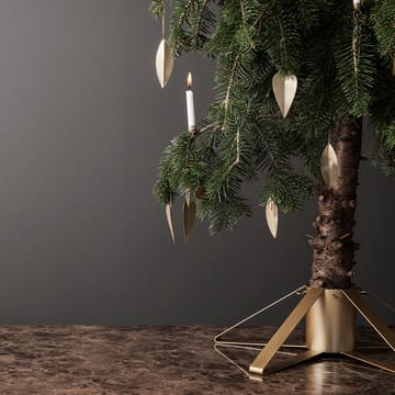 Leaf Brass Weihnachtsbaumschmuck - 4er Pack - Ferm Living