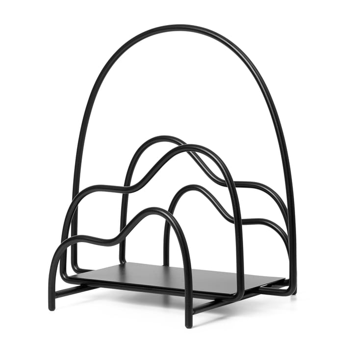 Lithos Magazinhalter, Black Ferm Living