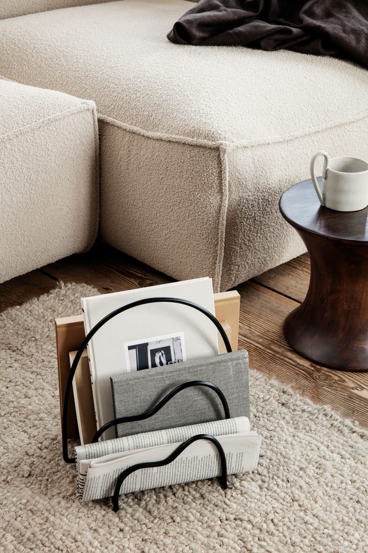 Lithos Magazinhalter, Black Ferm Living
