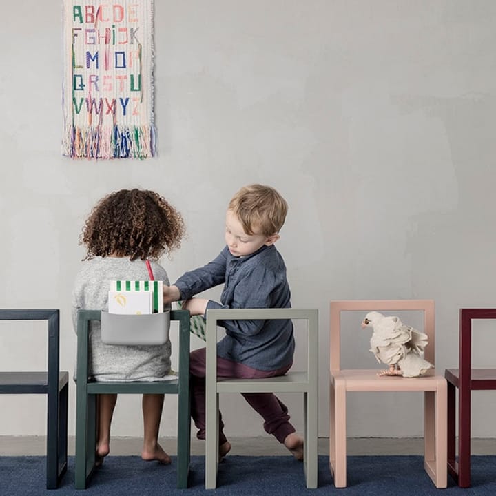 Little Architecht Kinderstuhl - Dark blue, Eschenfurnier - ferm LIVING