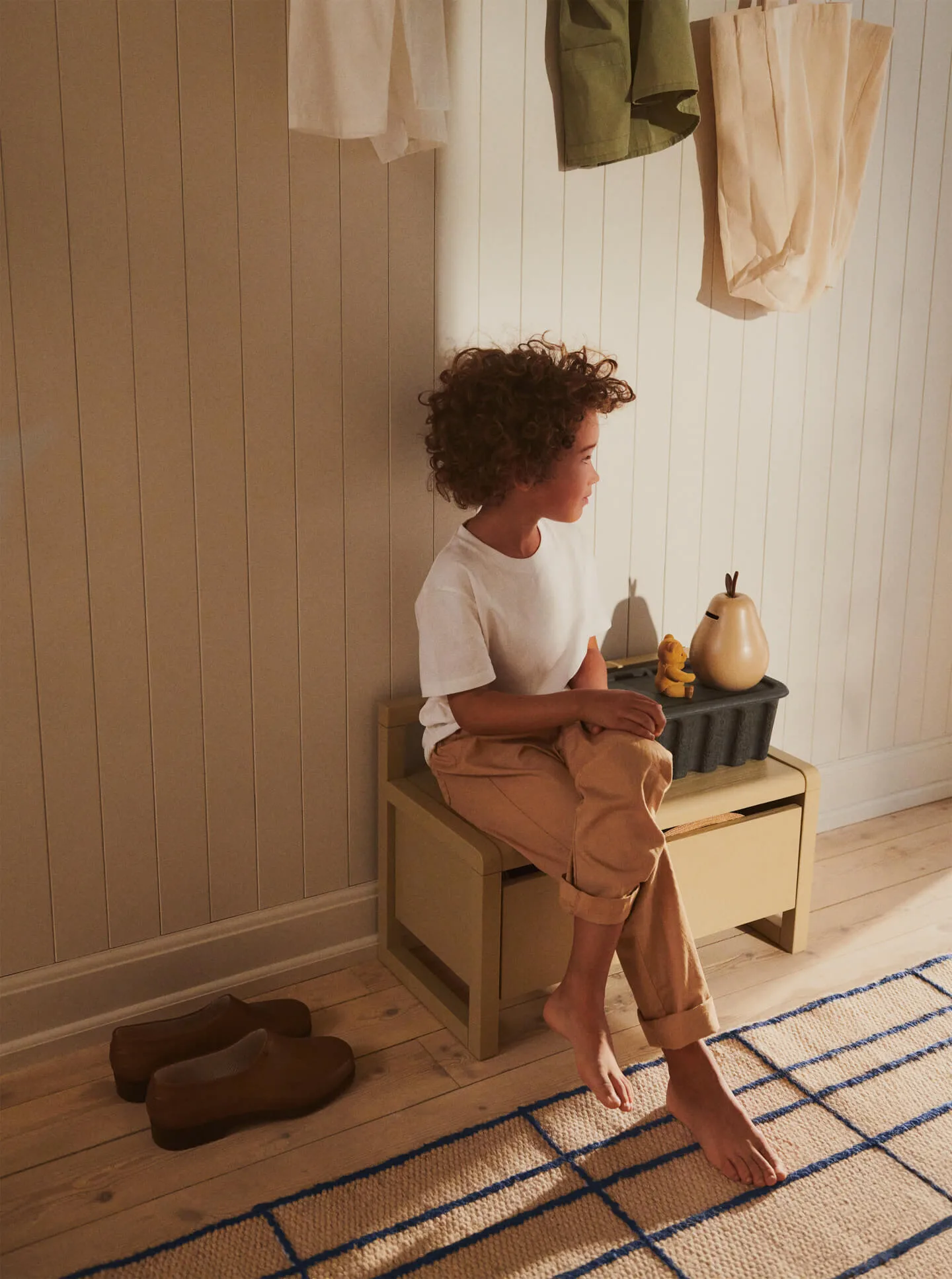 Little architect Aufbewahrungsbank, Cashmere, 60x30x41,2 cm Ferm Living