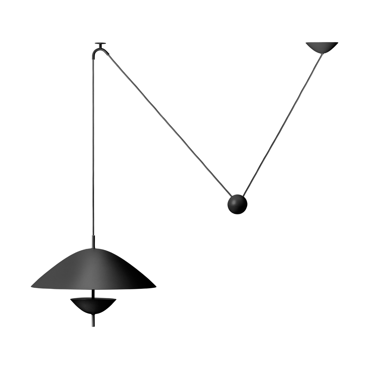 Ferm Living Lod Pendelleuchte Blackened Iron