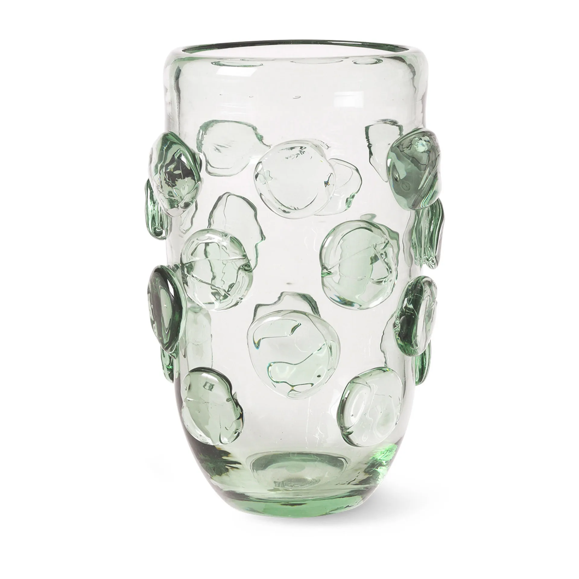 Lump Vase Ø17 x 25cm, Recycled clear Ferm Living