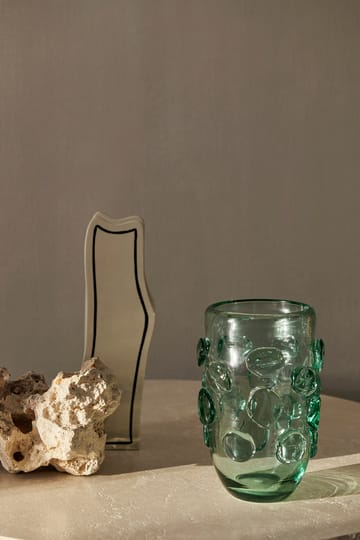 Lump Vase Ø17 x 25cm - Recycled clear - Ferm Living
