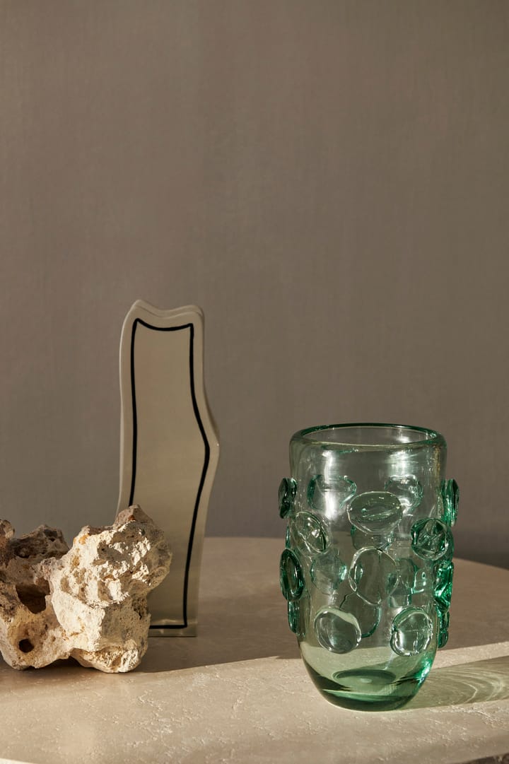 Lump Vase Ø17 x 25cm, Recycled clear Ferm Living