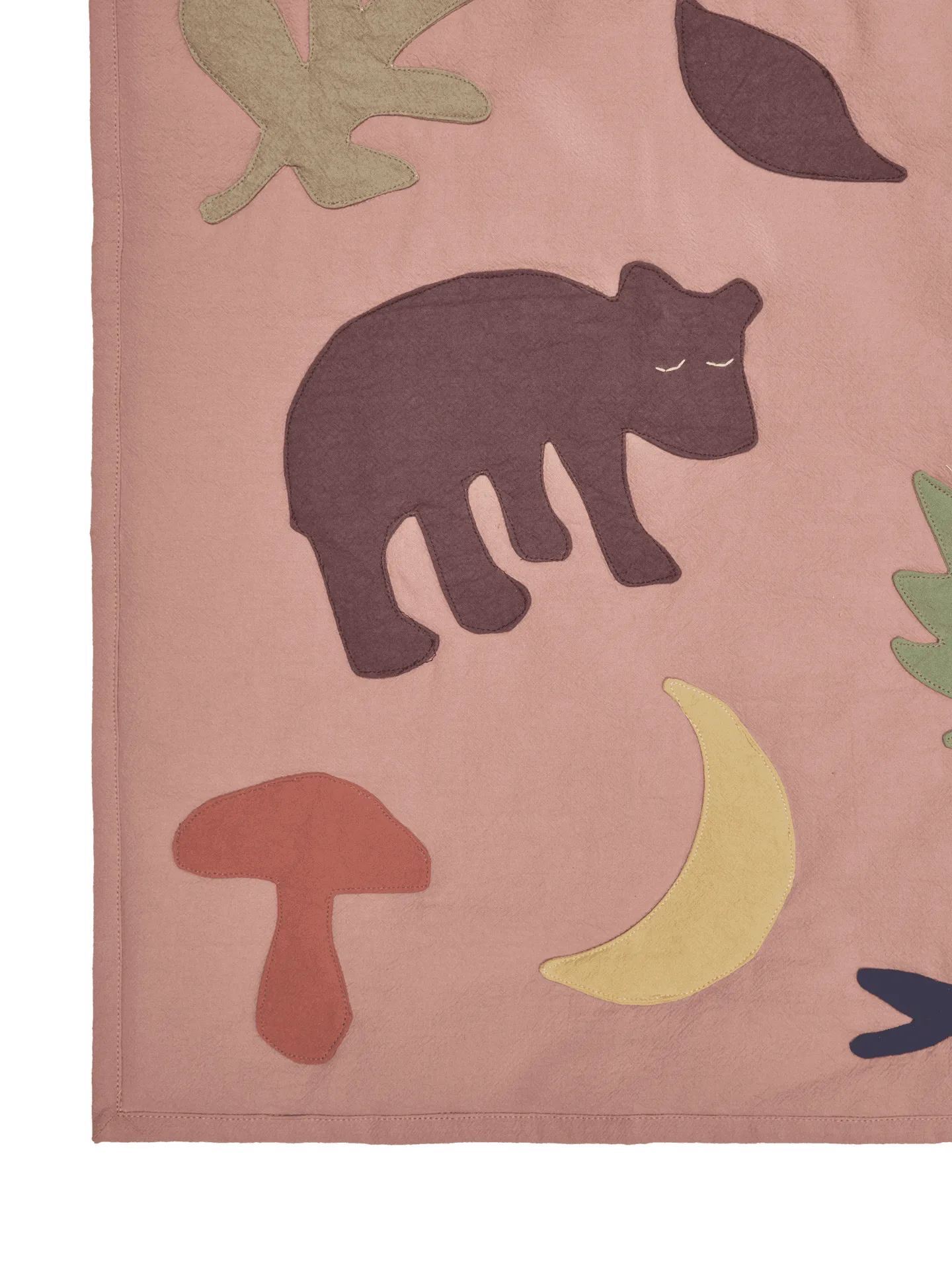 Lunden Decke, Rose-multi, 80x110 cm Ferm Living