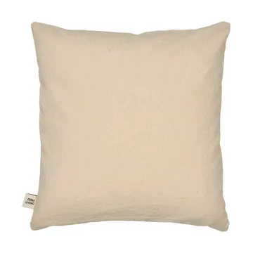 Lunden Kissen - Off-white-dark chocolate, 30x30 cm - Ferm Living