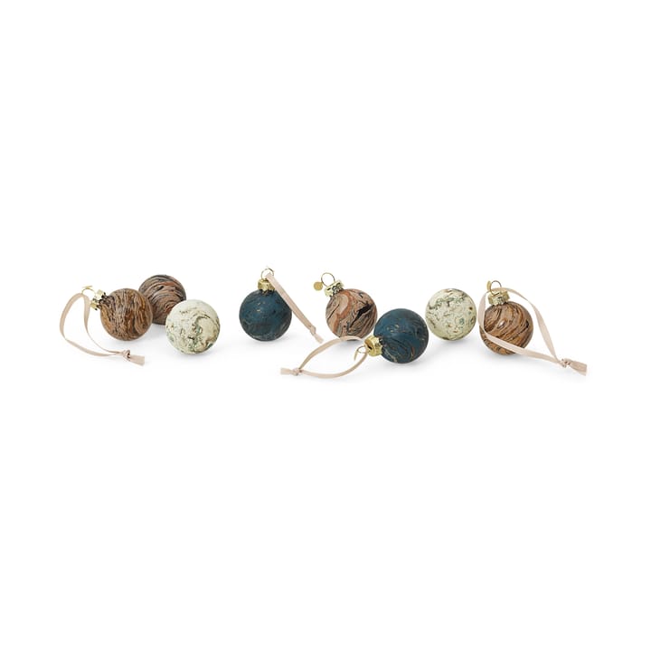 Marble Dekokugel mixed 8er Pack, Small Ferm Living