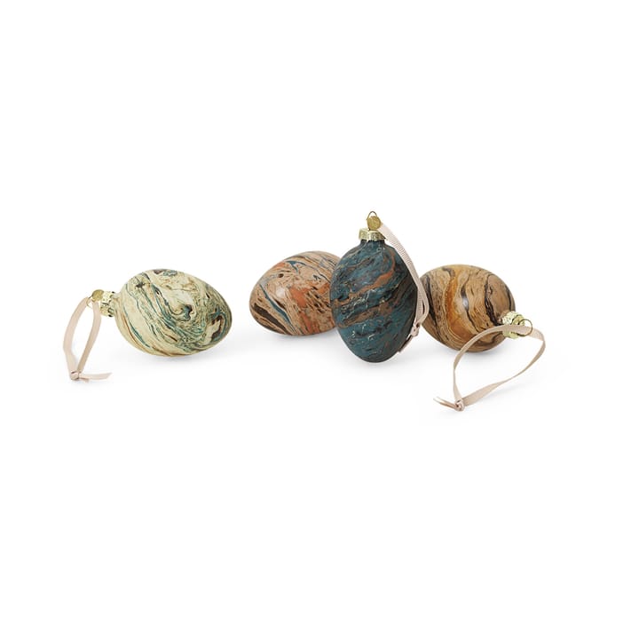 Marble easter eggs 4er Pack - Mixed - ferm LIVING