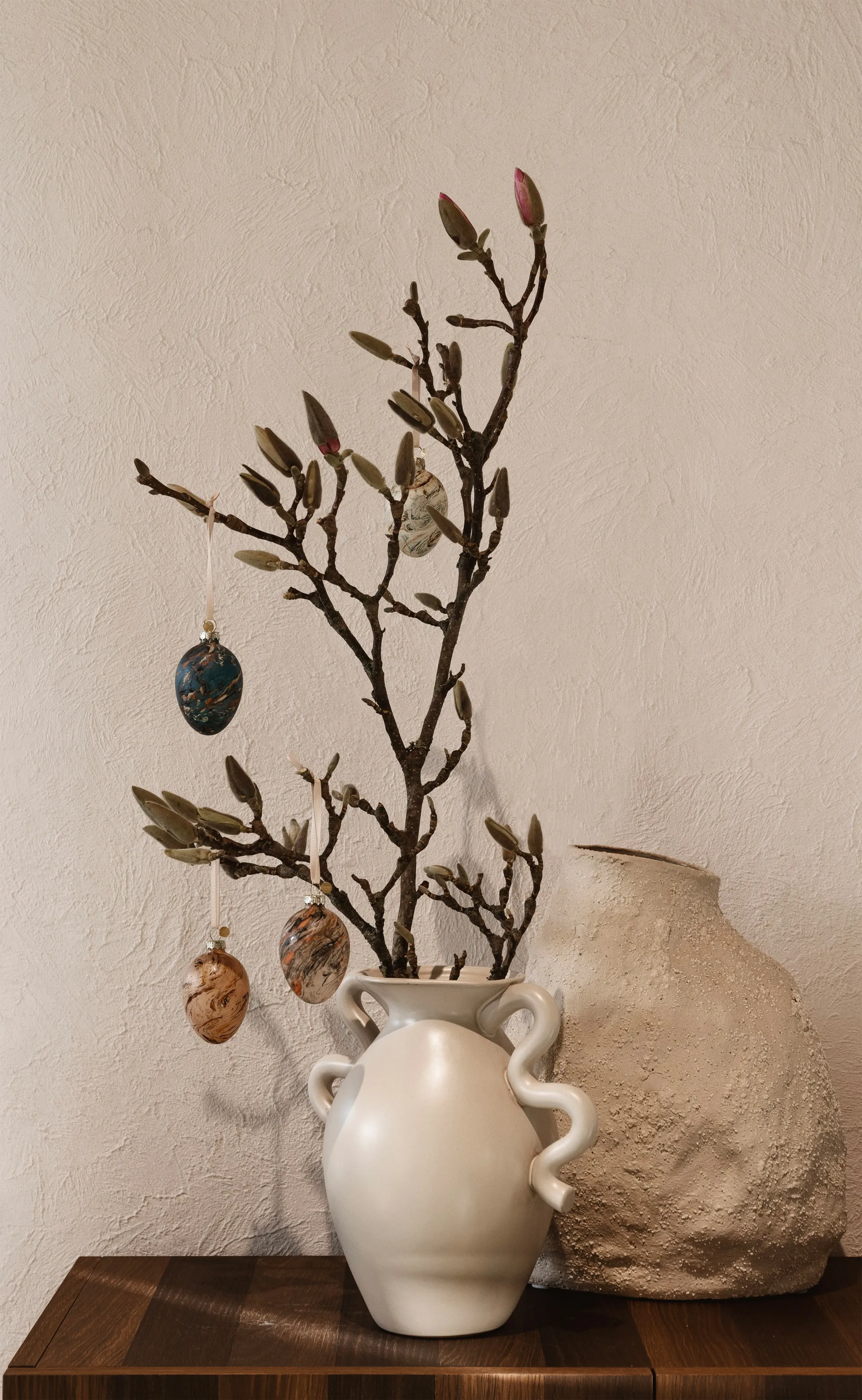 Marble easter eggs 4er Pack, Mixed Ferm Living
