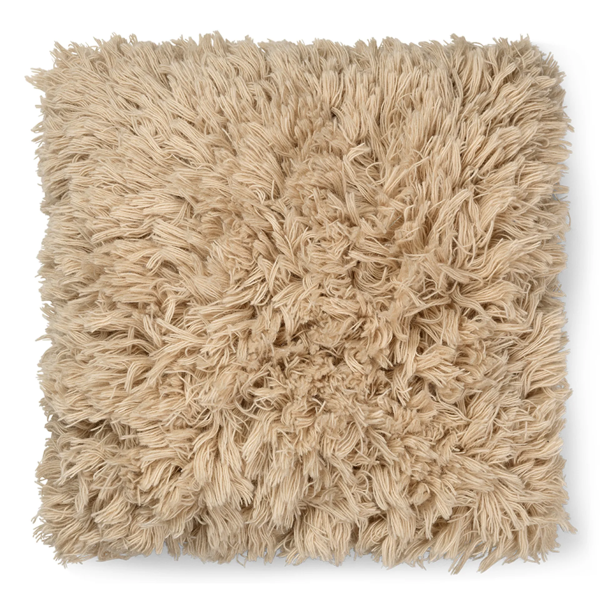 Meadow High Pile Kissen 50 x 50cm, Light Sand Ferm Living
