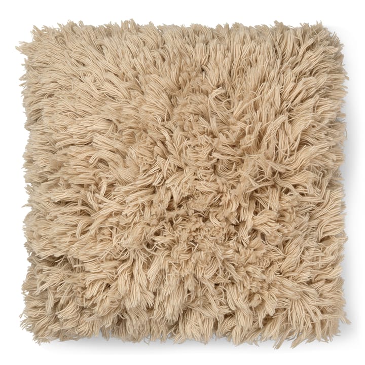 Meadow High Pile Kissen 50 x 50cm - Light Sand - ferm LIVING