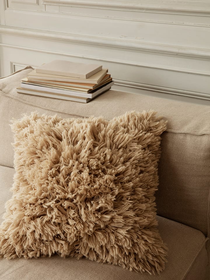 Meadow High Pile Kissen 50 x 50cm, Light Sand Ferm Living