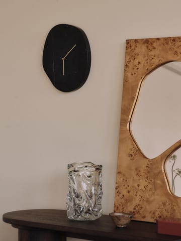Melt Wanduhr 28 x 33cm - Black marble - Ferm Living