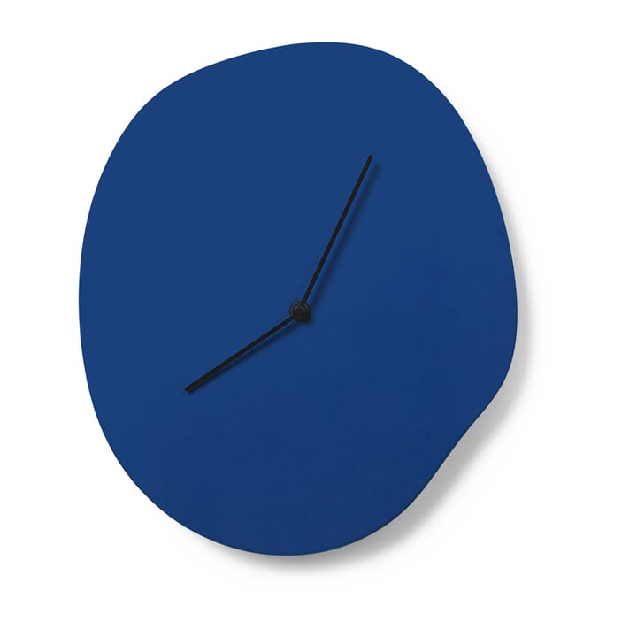 Melt Wanduhr 28 x 33cm - Blue - ferm LIVING