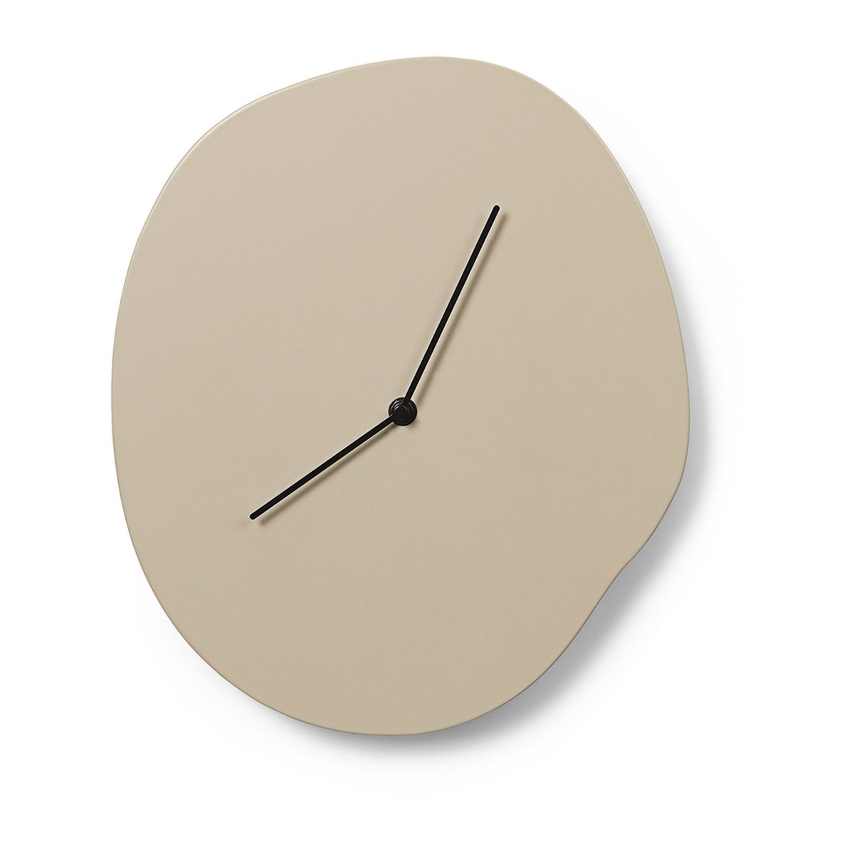 Ferm Living Melt Wanduhr 28 x 33cm Cashmere