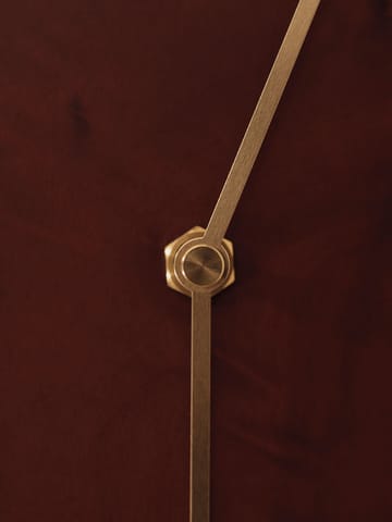 Melt Wanduhr 28 x 33cm - Dark stained burl - Ferm Living