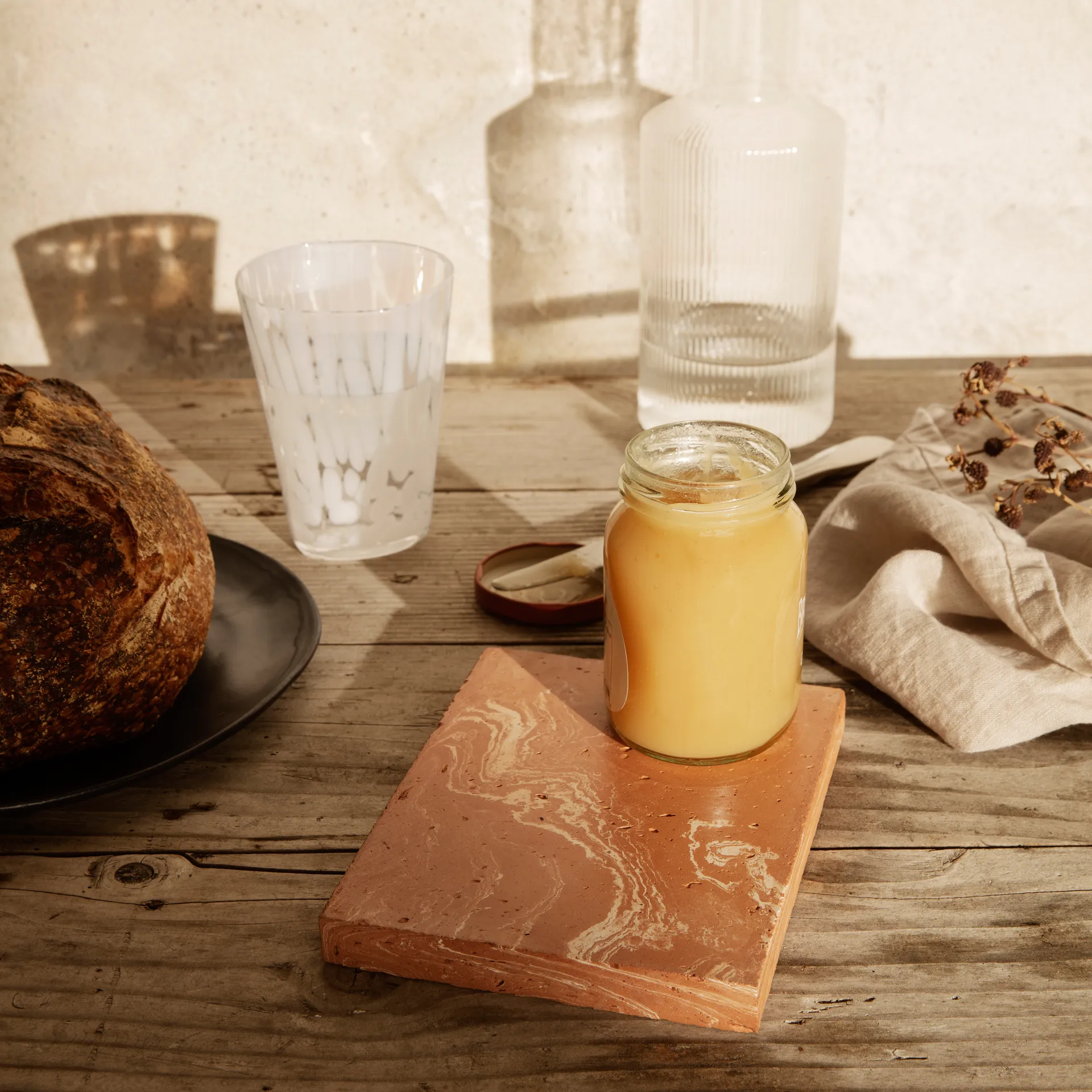 Merge Keramik Untersetzer, Terracotta Ferm Living