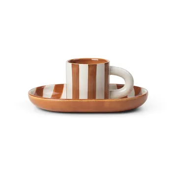Milu Kindergeschirr 2 Teile - Terracotta - Ferm Living