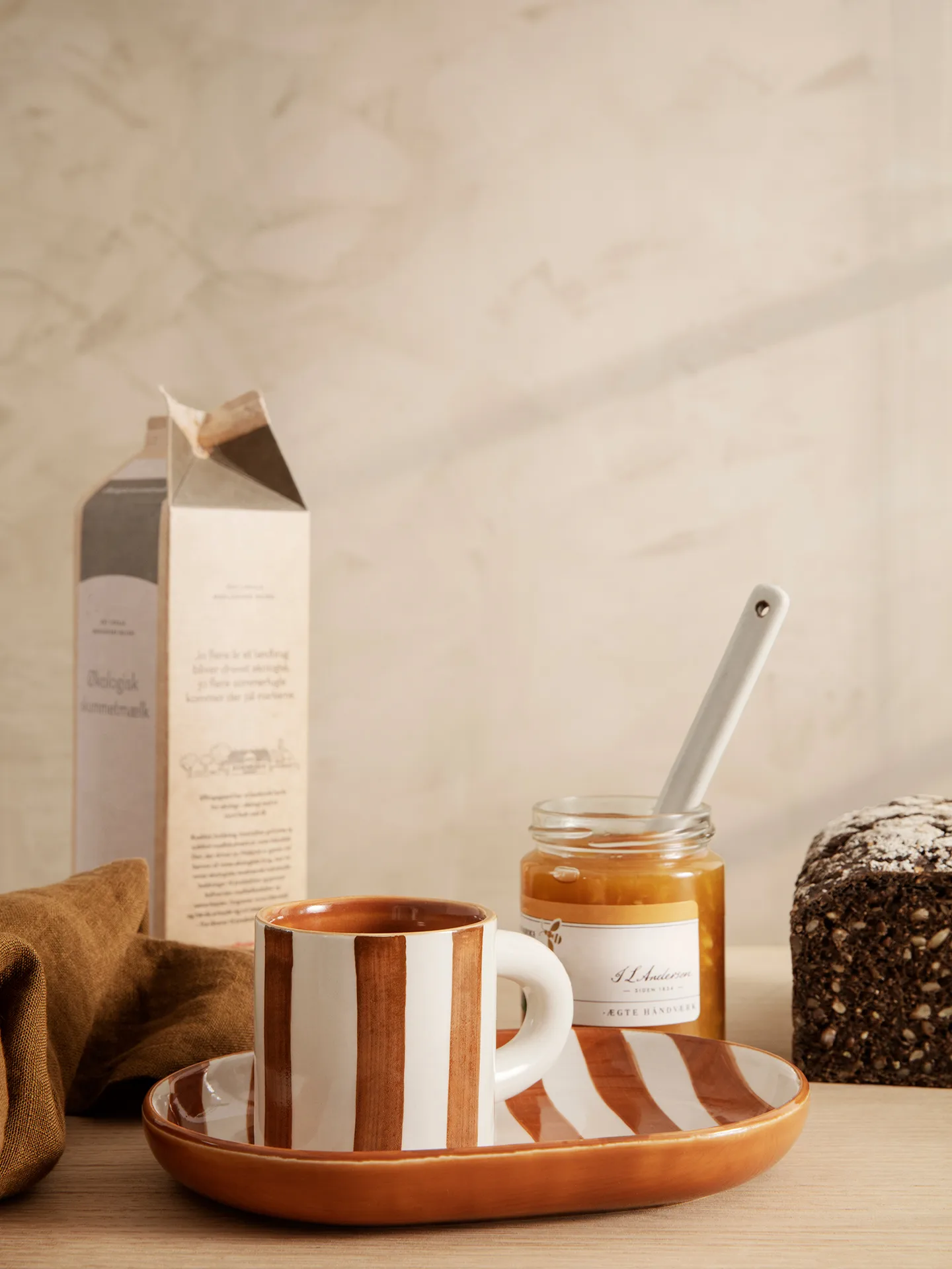 Milu Kindergeschirr 2 Teile, Terracotta Ferm Living