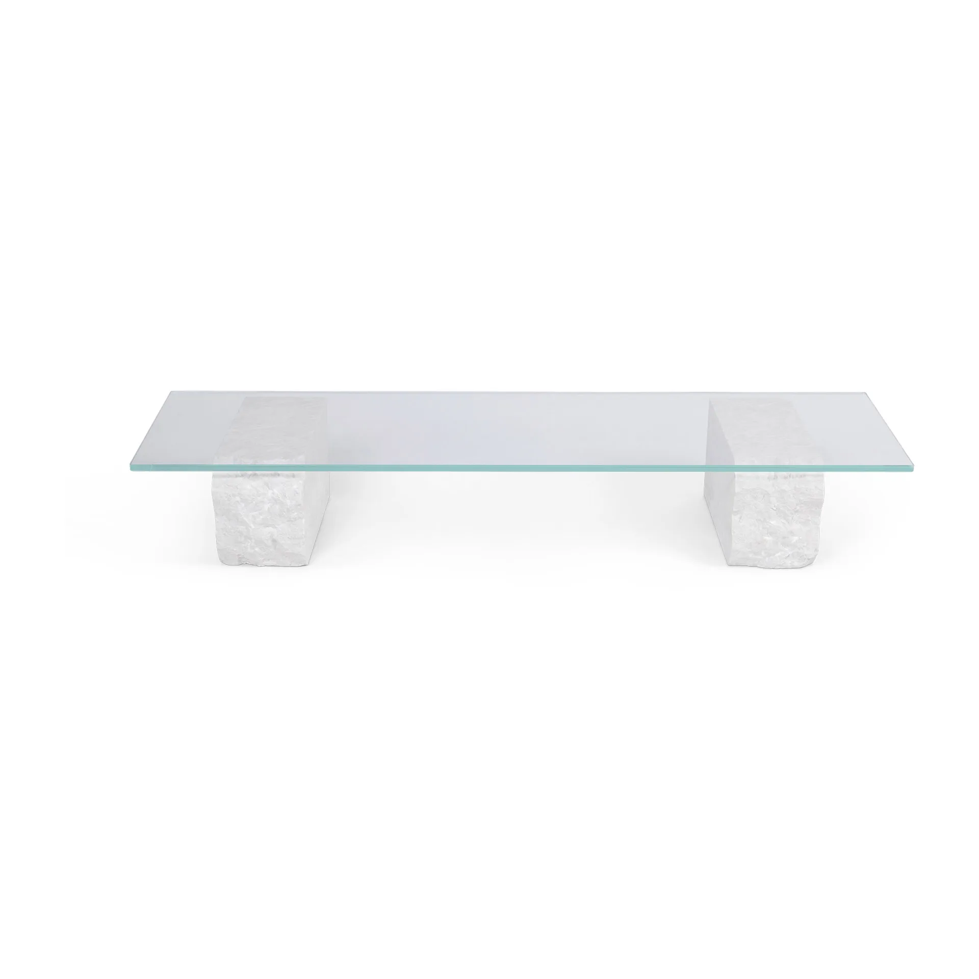 Mineral Beistelltisch 46 x 160cm, Bianco curia Ferm Living