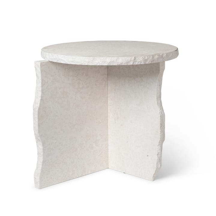 Mineral Sculptural Tisch Ø52cm - Bianco Curia - ferm LIVING