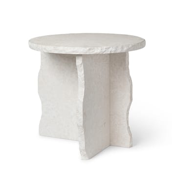 Mineral Sculptural Tisch Ø52cm - Bianco Curia - ferm LIVING