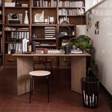 Mingle Esstisch - Oak black, 210cm, Beine aus schwarzem Metall - Ferm Living