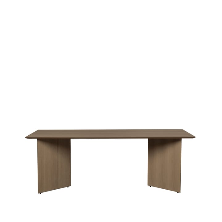 Mingle Esstisch - Oak dark stained, 210cm, Winkelbeine dunkle Eiche - ferm LIVING