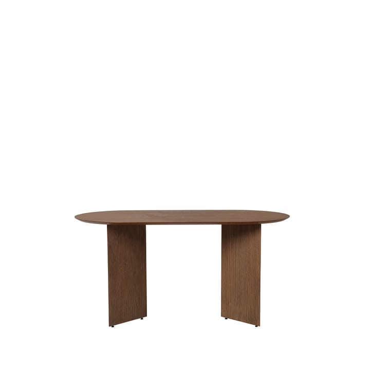 Mingle Esstisch oval - Walnut veneer, abgewinkelte Beine Walnussfurnierr, 150 - Ferm LIVING
