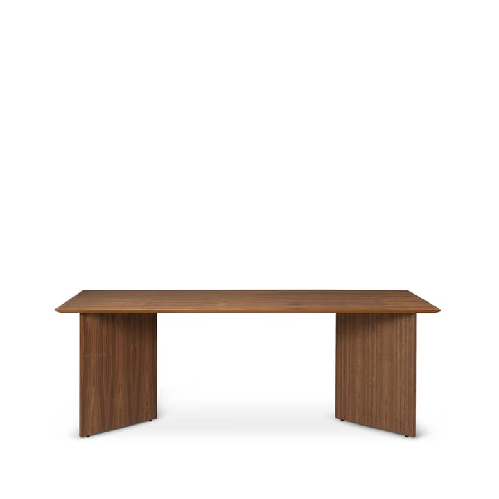 Mingle Esstisch - Walnut veneer, 210cm, abgewinkelte Beine Walnussfurnier - ferm LIVING