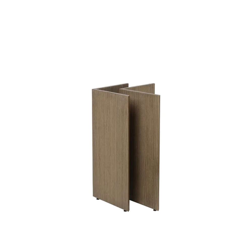 Mingle Tischbeine 2er Pack, Oak dark stained, w48 Ferm Living