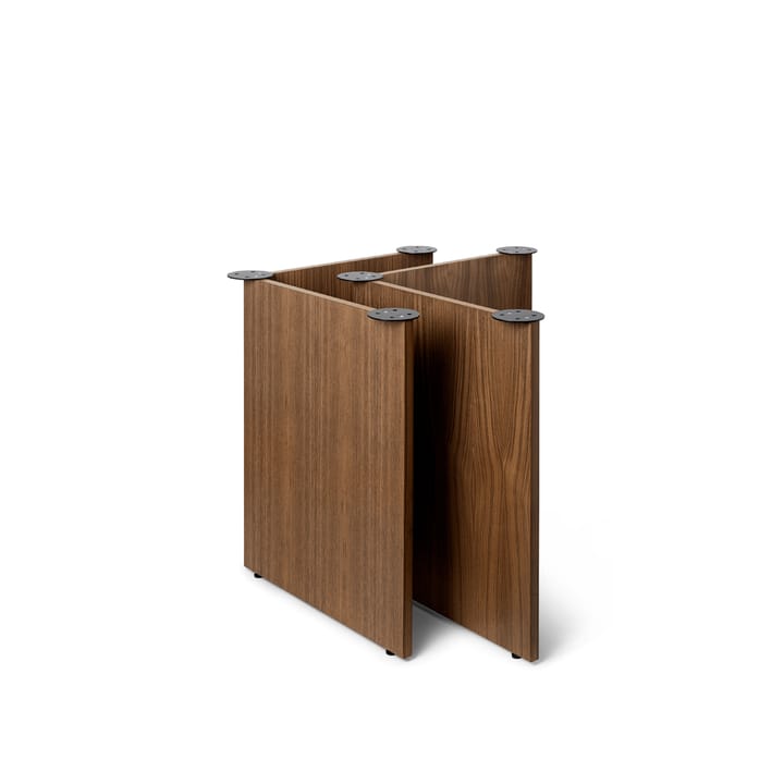 Mingle Tischbeine 2er Pack - Walnut veneer, w68 - ferm LIVING