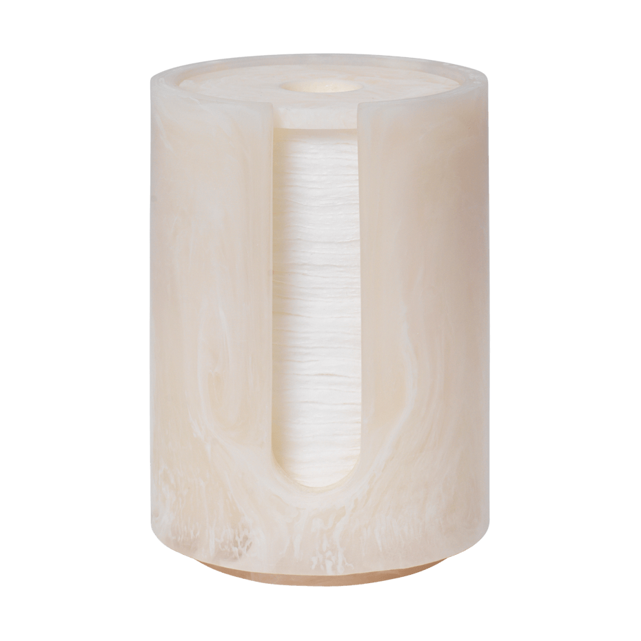 Ferm Living Mist Behälter für Wattepads 11,8xØ8 cm Pearl