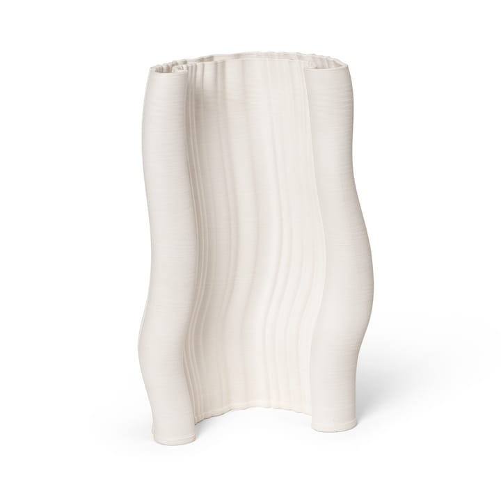 Moire Vase 19 x 30cm - Off-white - ferm LIVING