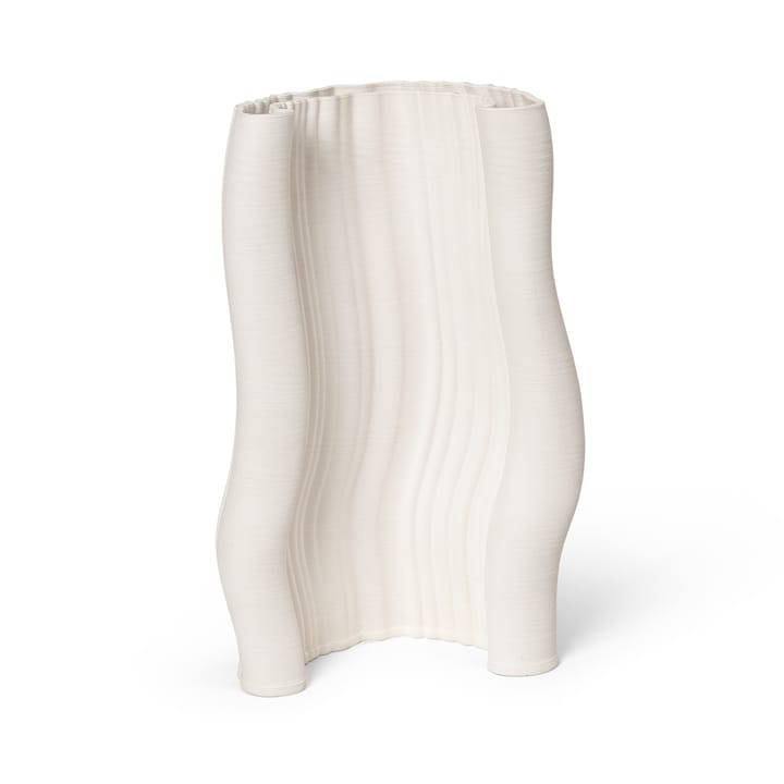 Moire Vase 19 x 30cm - Off-white - Ferm LIVING