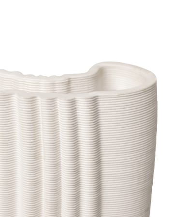 Moire Vase 19 x 30cm - Off-white - ferm LIVING