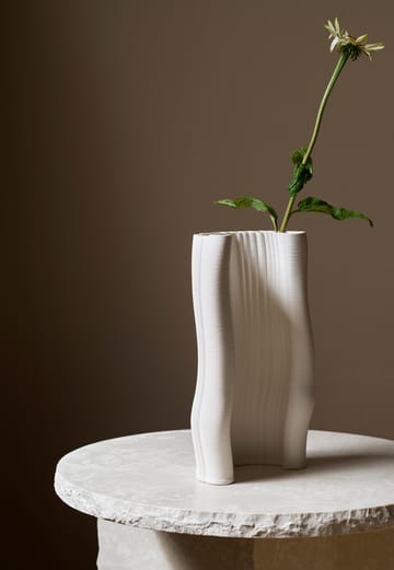 Moire Vase 19 x 30cm - Off-white - ferm LIVING