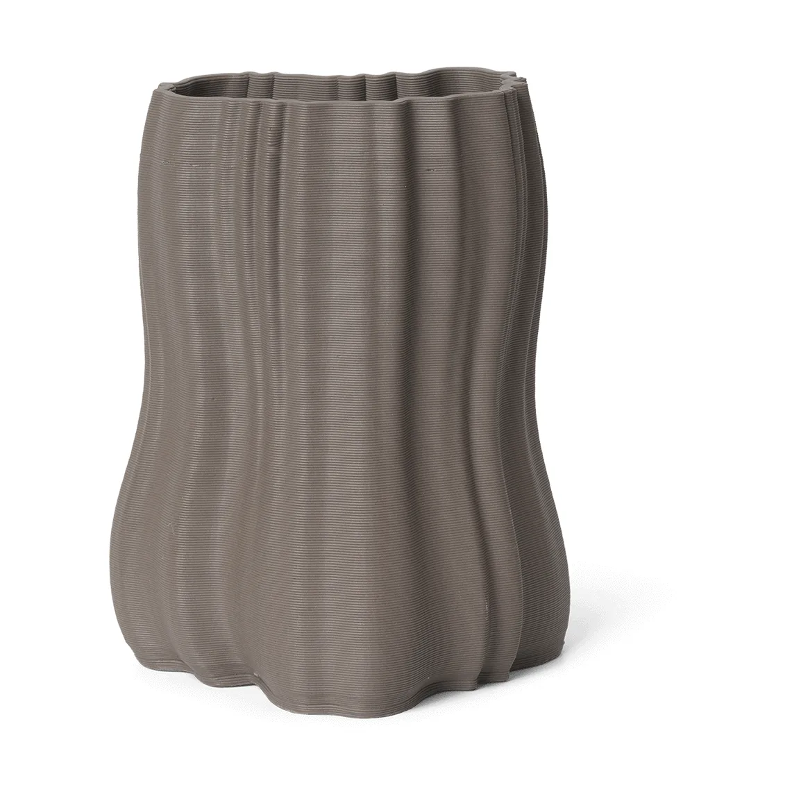 Moire Vase 20 cm, Anthrazit Ferm Living