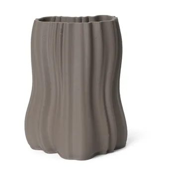 Moire Vase 20 cm - Anthrazit - Ferm Living