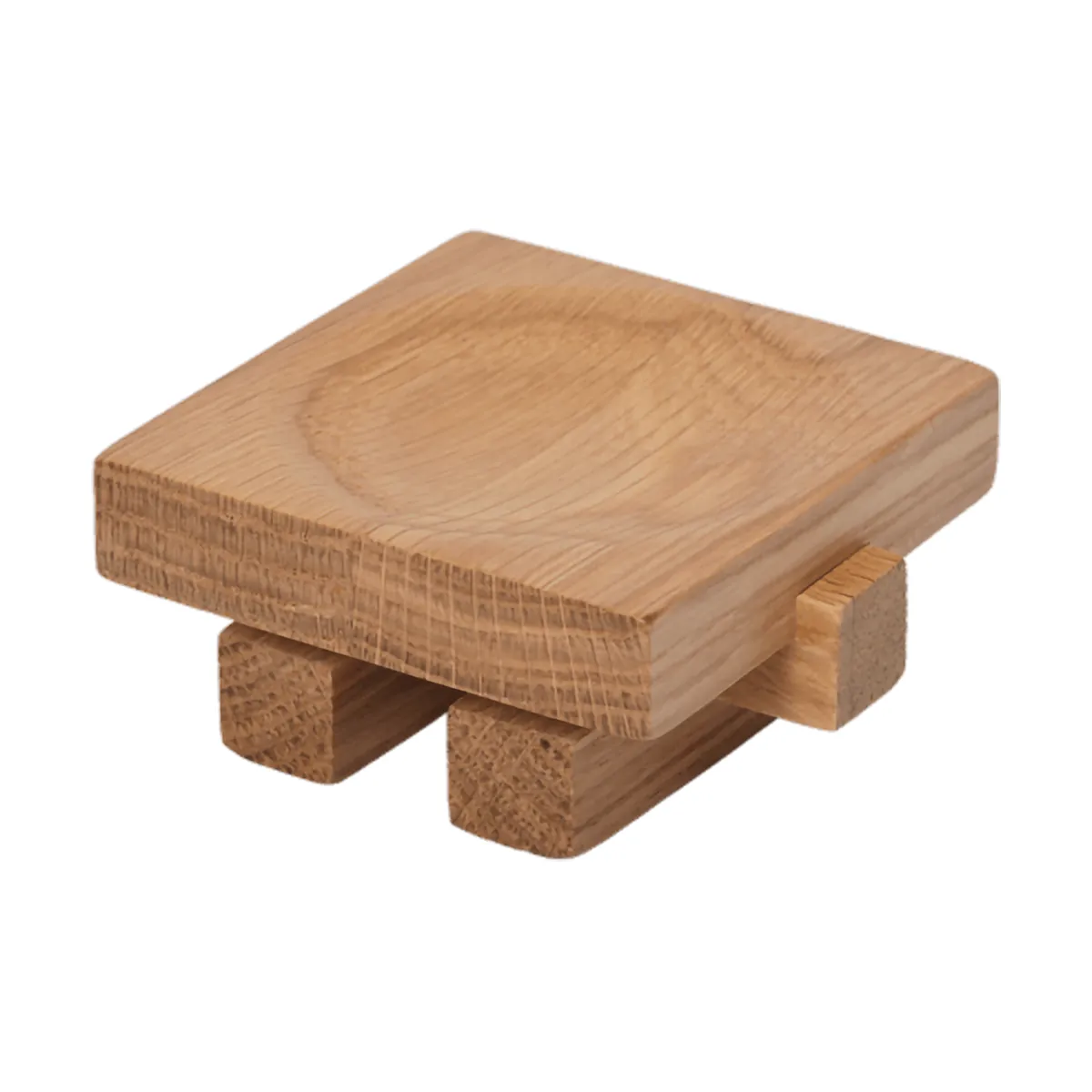 Moku Tablett, Unbehandelte Eiche, 7x8 cm Ferm Living