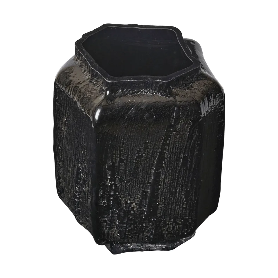 Mokuri Vase, Schwarz, 25 cm Ferm Living