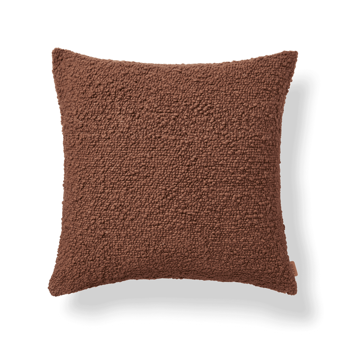 Ferm Living Moor Kissenbezug 50x50 cm Sugar Kelp | Skandinavisches Design | Bezüge für Zierkissen | Braun